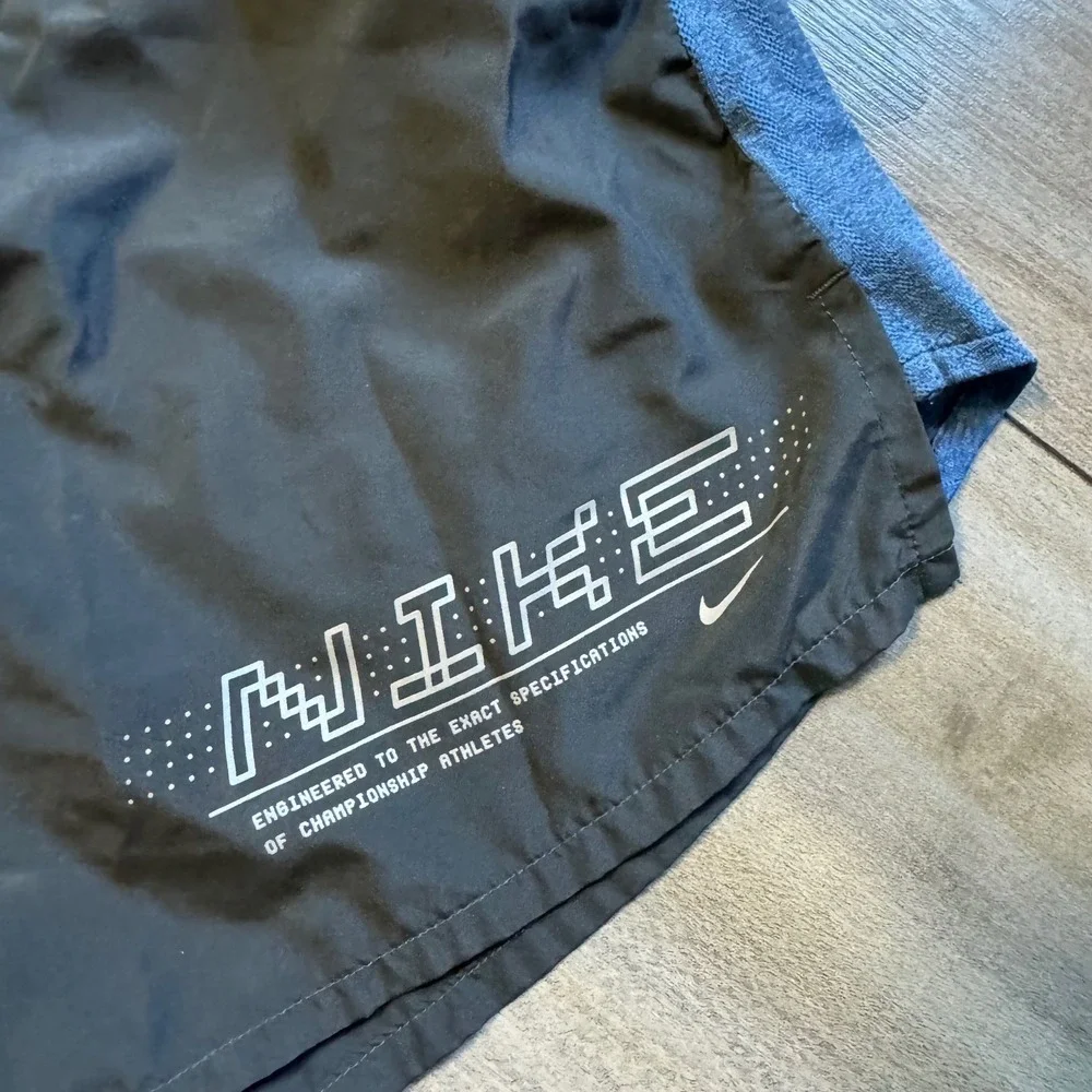 Nike Running Short Black Gym Athletic Workout Performance‎ Men Large Bin C-23